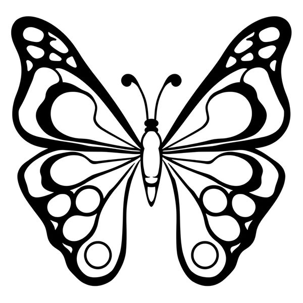 Szablon: skrzydła motyla do wycięcia (A4)