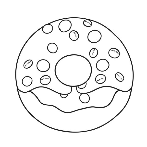 Kolorowanka — pączek