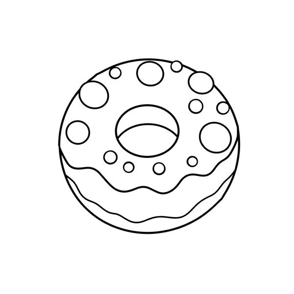 Kolorowanka — pączek