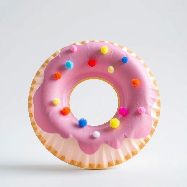 Przykładowy papierowy pączek