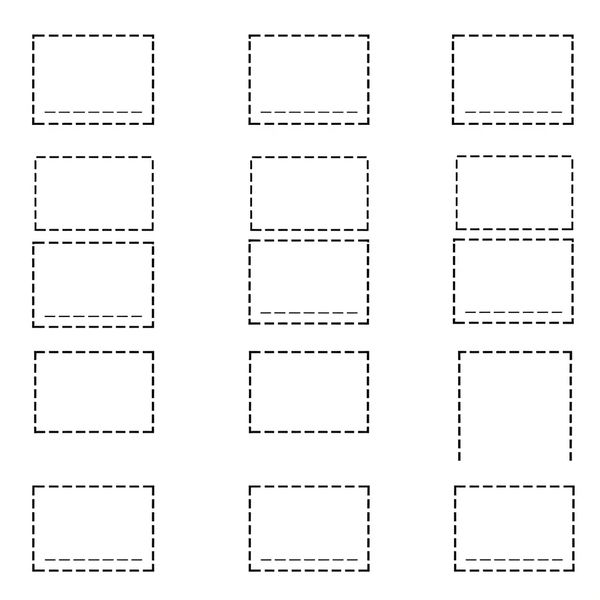 Szablon znaczka do wydruku