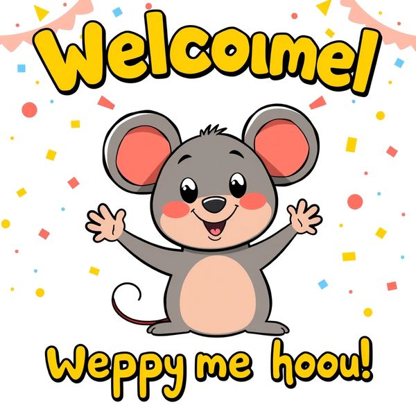 Plakat powitalny — Dzień Myszki Miki