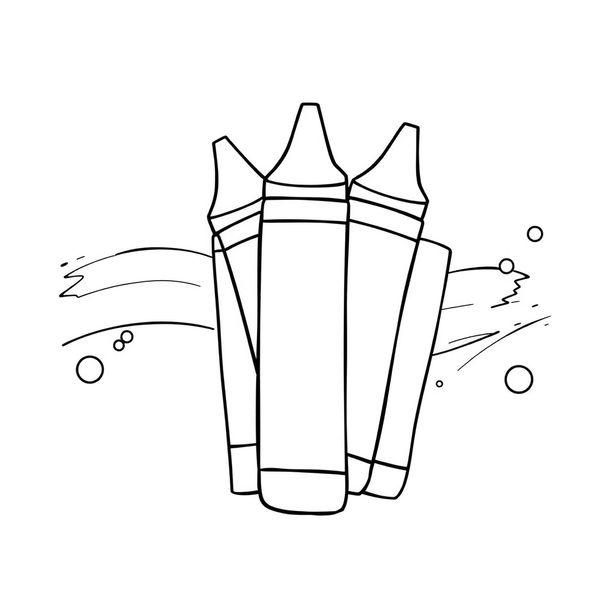 Kolorowanka dla maluchów — duże kreski