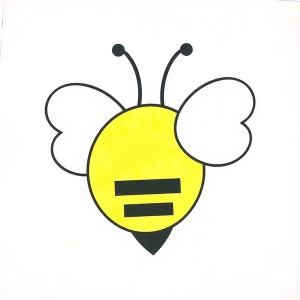 Szablon pszczółki do wycinania (A4)