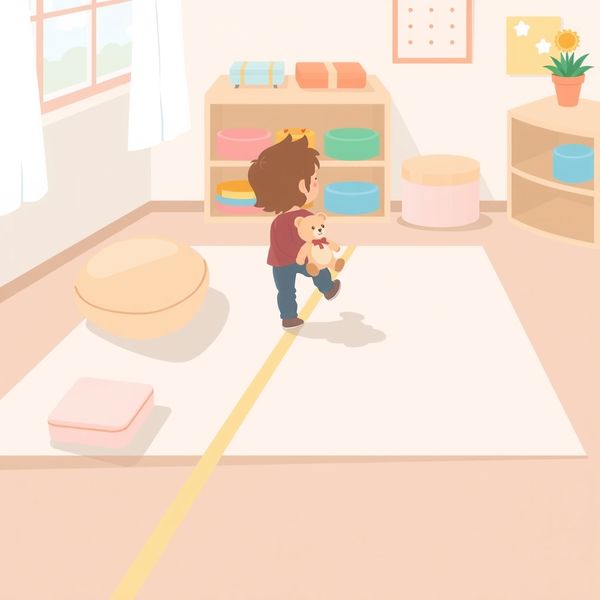 Ilustracja: Misiowy tor przeszkód