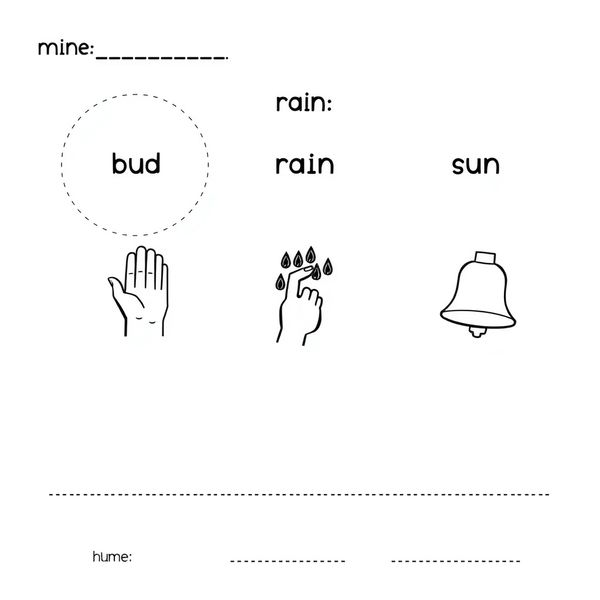 Wiosenne opowiadanie — szablon storyboardu