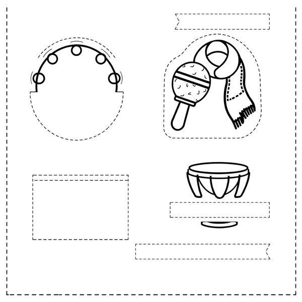 Szablony instrumentów i znaczniki ról — karty do druku