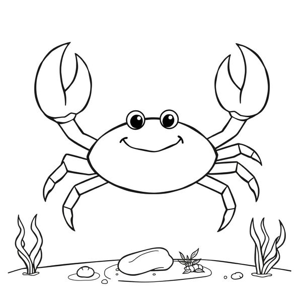Kolorowanka: Krab