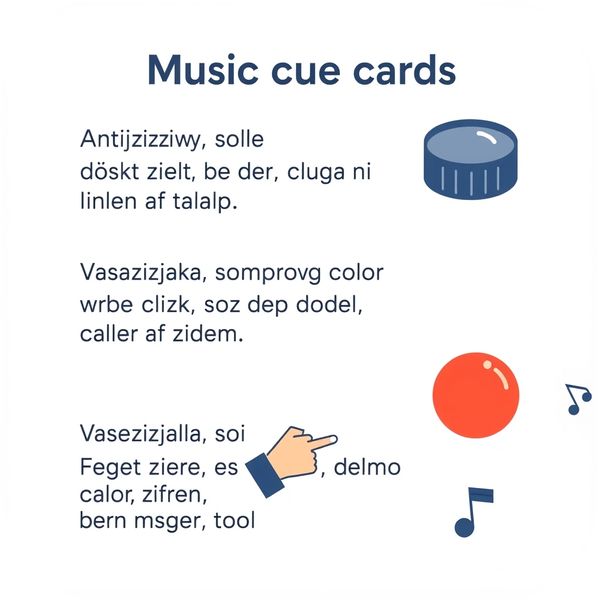 Karta piosenki i gestów