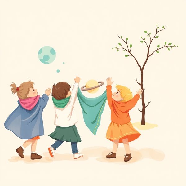 Taniec z chustkami – ruchy planetarne