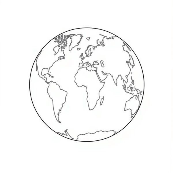 Kartonowa Ziemia – szablon do wycięcia - Szablony - Dzień Ziemi