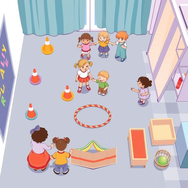 Ilustracja — Przyjacielski tor przeszkód