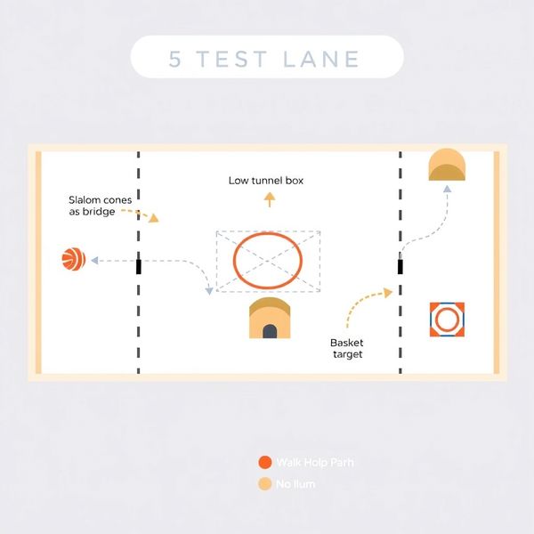 Szablon — Mapa ustawienia toru przeszkód (top-down)