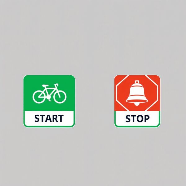 Karty START/STOP do gry z dzwoneczkiem