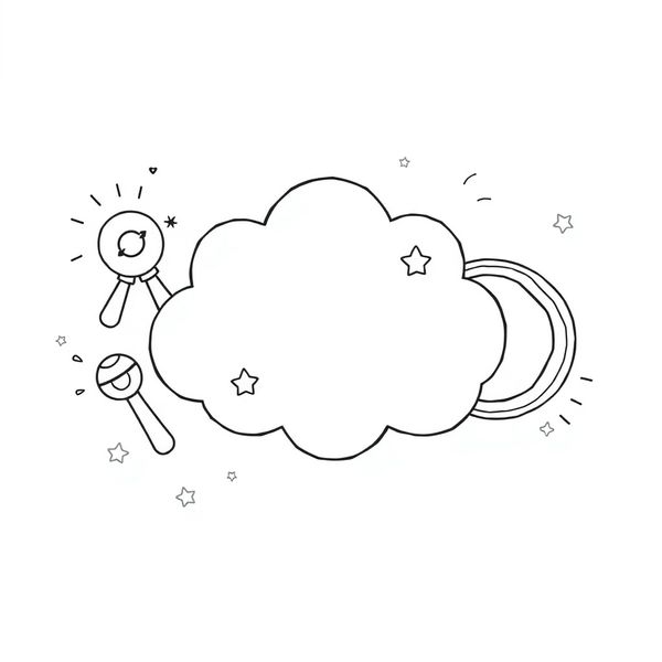 Kolorowanka: Moja chmurka