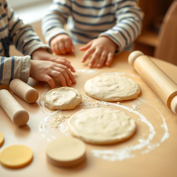 Stacja 1 — Ugniatanie i pieczenie (close-up)