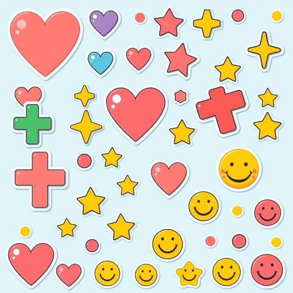 Arkusz naklejek dekoracyjnych do czapeczek