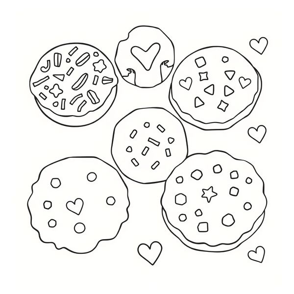 Kolorowanka: dekoruj ciasteczka