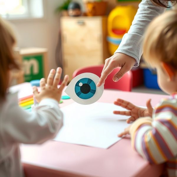 Ujęcie działania — opiekun pomaga dziecku