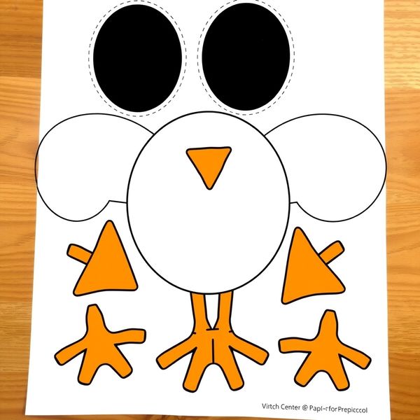 Gotowe elementy kolorowe — arkusz przygotowany (black/white/orange)