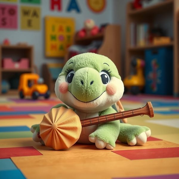 Maskotka żółwia — ilustracja