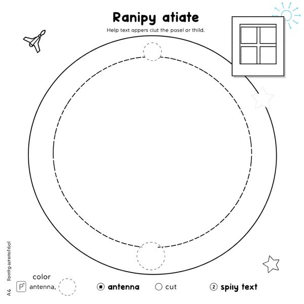 Szablon do ozdabiania talerzyka (A4)