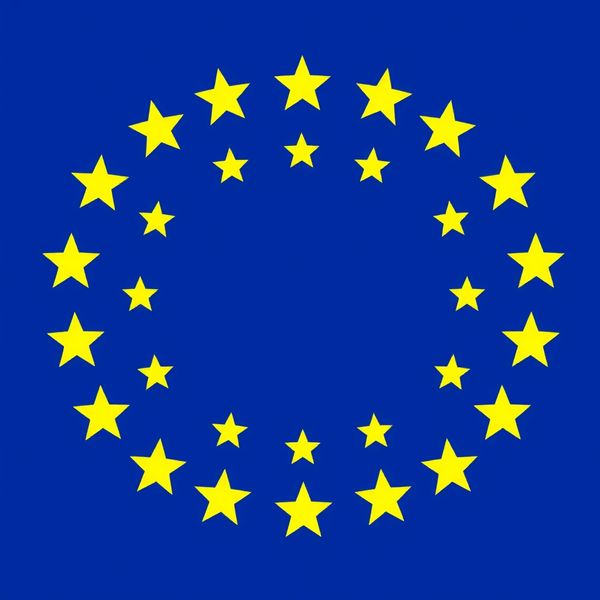 Flaga UE - baner / chusta