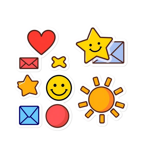 Arkusze z naklejkami / znaczki (wzory)