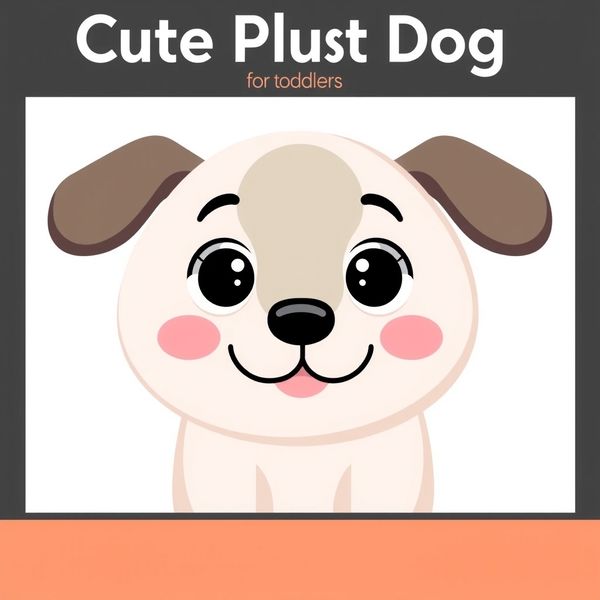 Ilustracja pluszaka psa