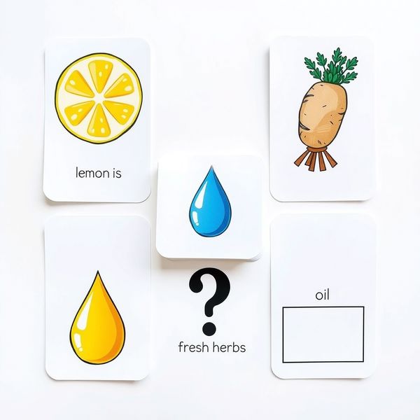 Karty zapachów — obrazki do dopasowania