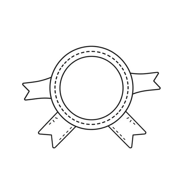 Szablon papierowego medalu