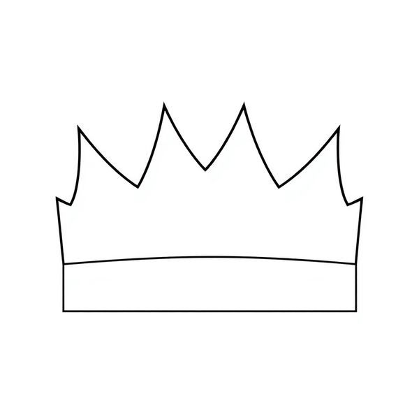 Szablon papierowej korony