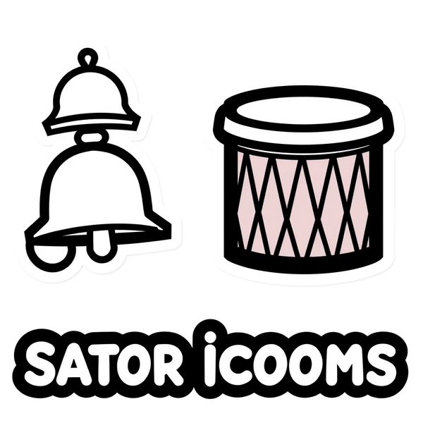 Zestaw instrumentów — ikony do druku