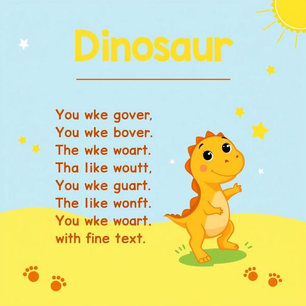 Plakat powitalny z rymowanką