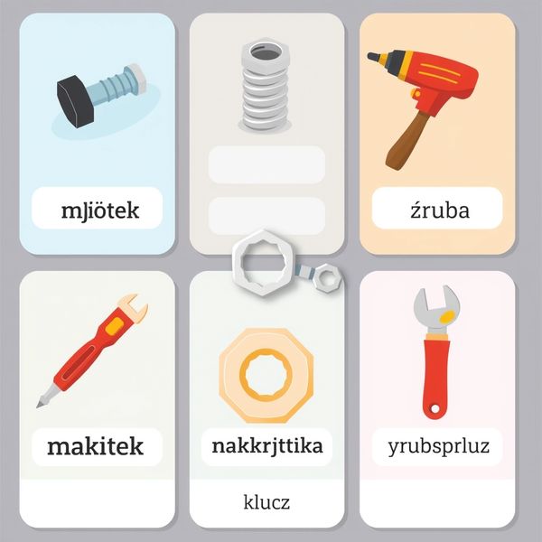 Karty narzędzi — flashcards