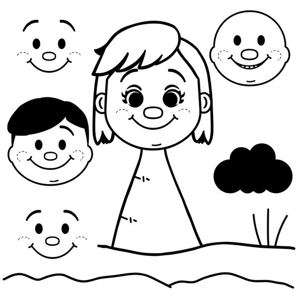 Kolorowanka adaptowana — grube kontury