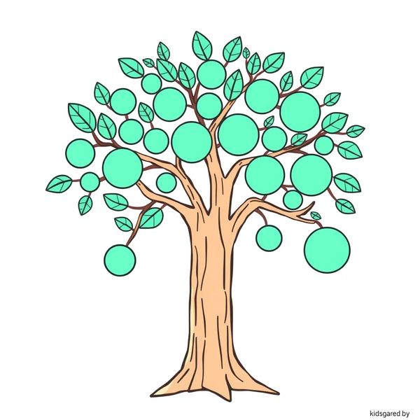 Szablon — Drzewo Emocji (duży brystol)