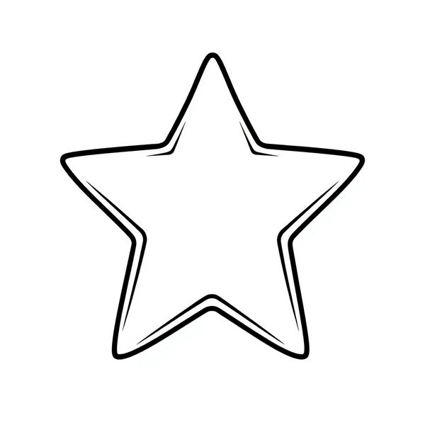 Szablon gwiazdki A4 — do druku