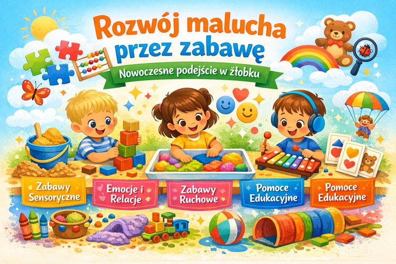 Rozwój malucha przez zabawę - nowoczesne podejście w żłobku
