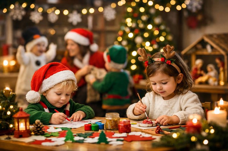 Świąteczna magia w żłobku: inspiracje i pomysły na zimowe zajęcia